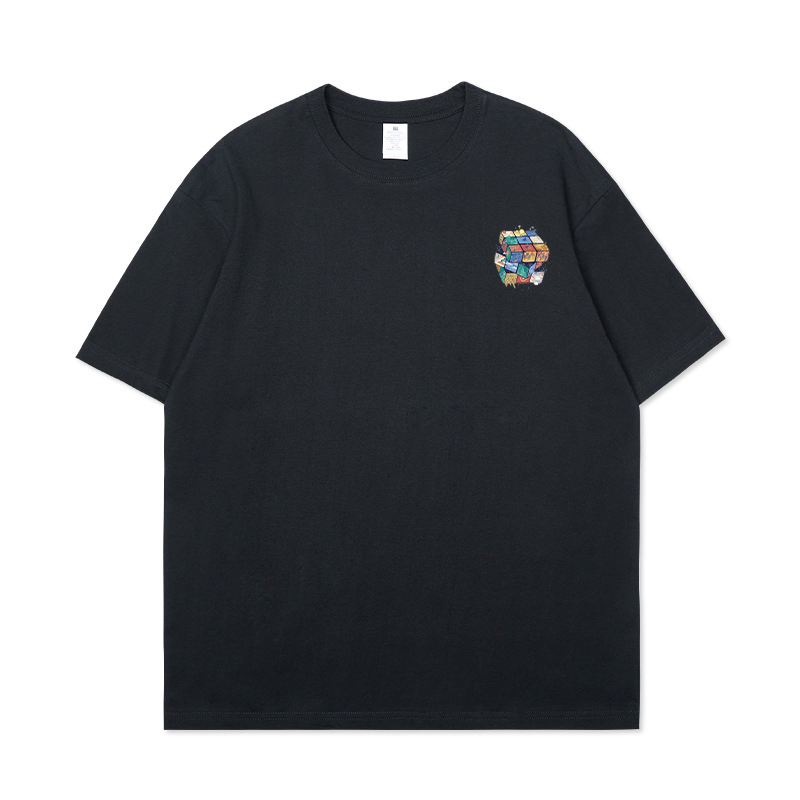 Custom Printed Wholesale T-Shirts - Unisex Drop Shoulder Tee Shirt 2