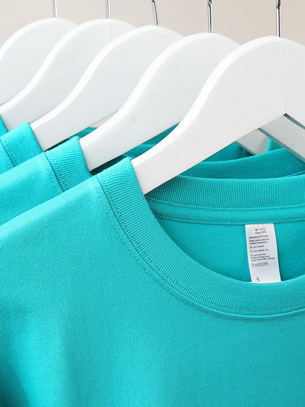 Custom Oversize Cotton T Shirt Printing Embossing Embroidery Puff Digital Shirts 5