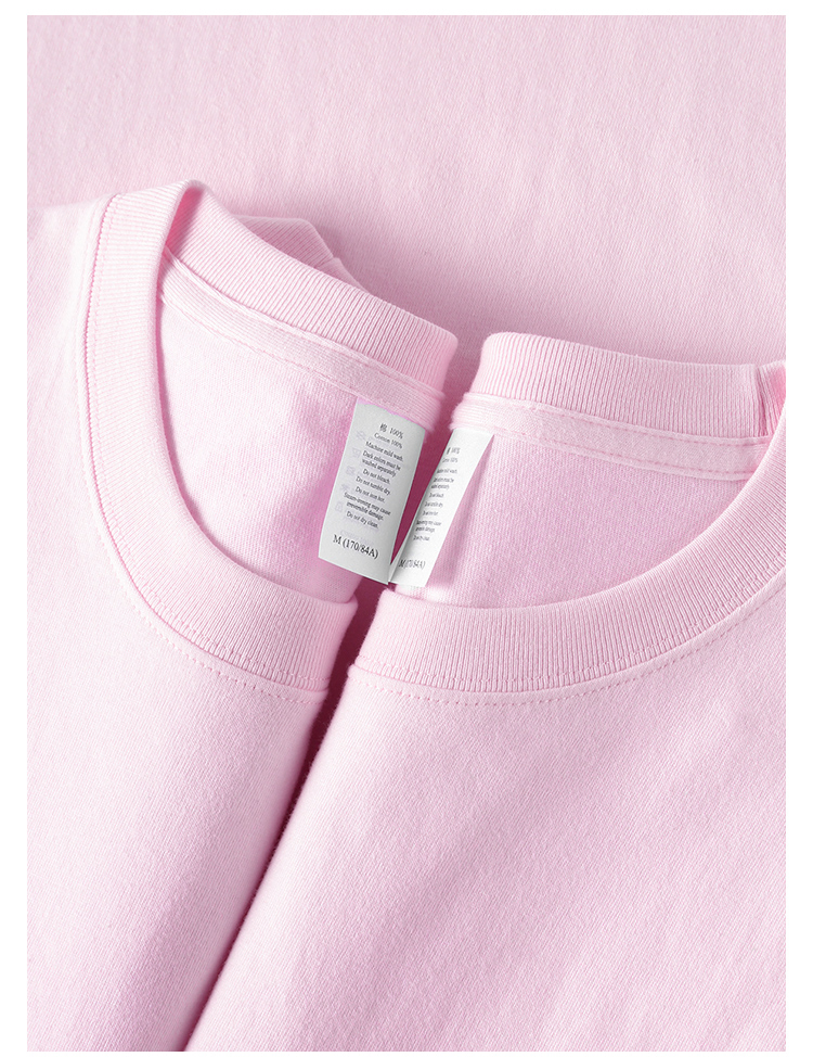 220g Unisex Cotton Summer Blank T-Shirt Wholesale 4