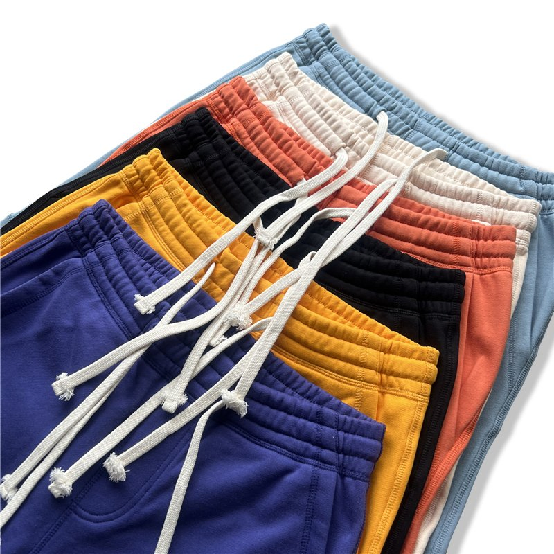 Quần short thể thao nam 100% cotton in logo tùy chỉnh - Bán sỉ quần short thể thao 7