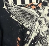 Custom Angel Print Oversized Cotton T-Shirt for Men - Washed Short Sleeve Apparel 7