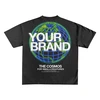 Camisetas de algodón personalizadas extragrandes al por mayor - Impresión DTF en relieve 2
