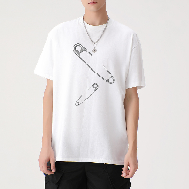 Cotton Waffle Fabric Hooded Short-Sleeve T Shirt - Custom Oversized Loose T Shirt 5