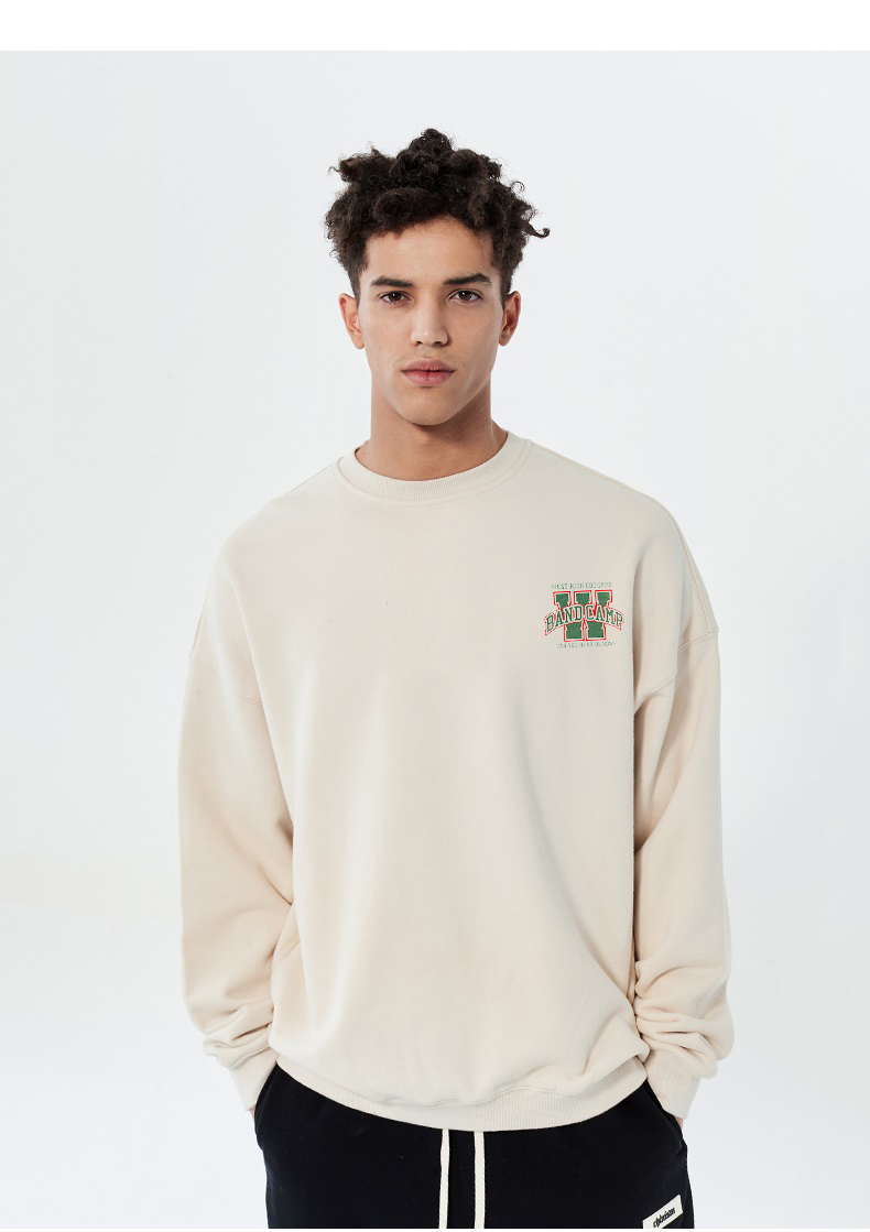 Sudadera de cuello redondo de felpa francesa personalizada - 100% algodón, unisex, venta al por mayor 2