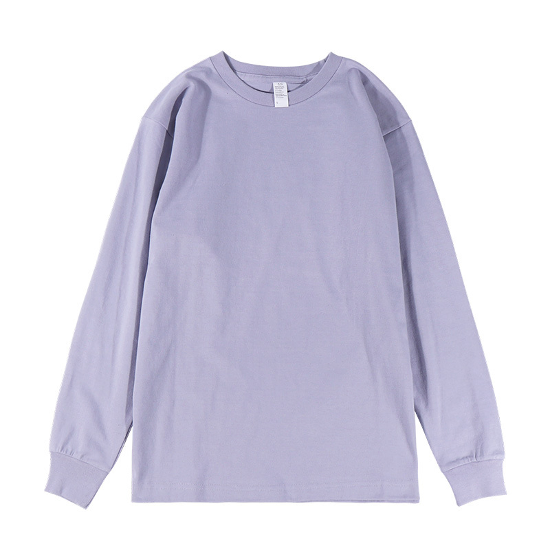 Custom Long Sleeve Unisex T Shirt Screen Printing Clothing 7