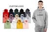 Moletom masculino personalizado 100% algodão para esportes de inverno 6