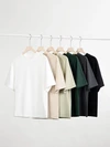 เสื้อยืดแขนสั้นผู้ชายทรงโอเวอร์ไซส์ พิมพ์โลโก้ตามสั่ง ผ้าหนา 300 แกรม 3