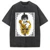 220 GSM Graphic Acid Wash Short-Sleeved Crew Neck Cotton T-Shirts-AWTS013 2