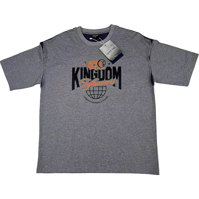 200 GSM Regular Fit Graphic Cotton Short-Sleeved Crew Neck Organic Cotton T-Shirts