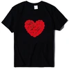 Fabricantes de camisetas personalizadas 100% algodão no atacado - Camisetas estampadas com cores de alta qualidade 2