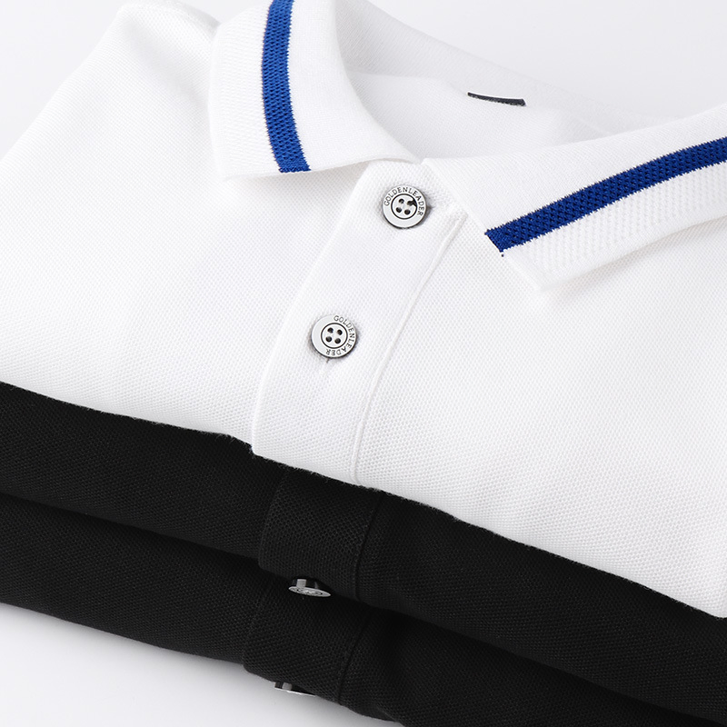 Custom Cotton T-Shirt Screen Printing Logo - High Quality Polo Shirt 6