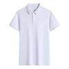T-shirts de golf en coton brodés personnalisés pour hommes, polos 5