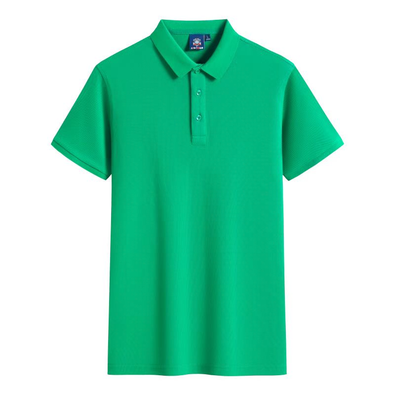 Polo da golf in cotone 100% con logo ricamato personalizzato - T-shirt a maniche corte da uomo 5