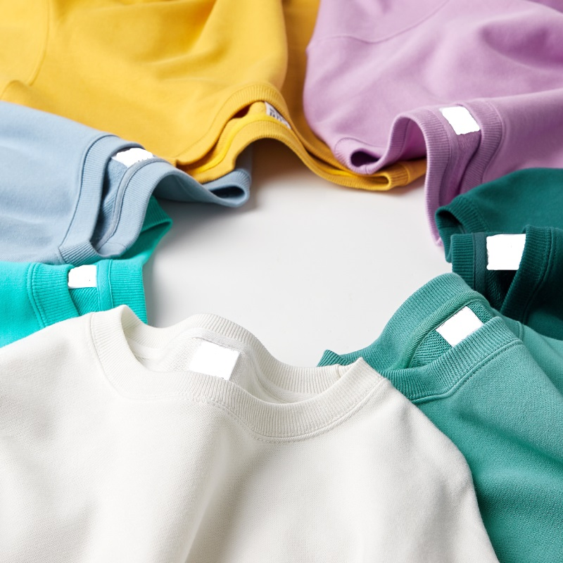 Pamuklu Sweatshirt - Özel Logo Baskılı Erkek Bisiklet Yaka Kazak 3