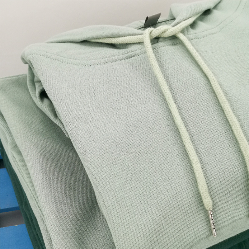 Özel Tasarım Pamuklu Fransız Havlu Kumaşından Kapüşonlu Sweatshirt - Toptan Fiyat 5