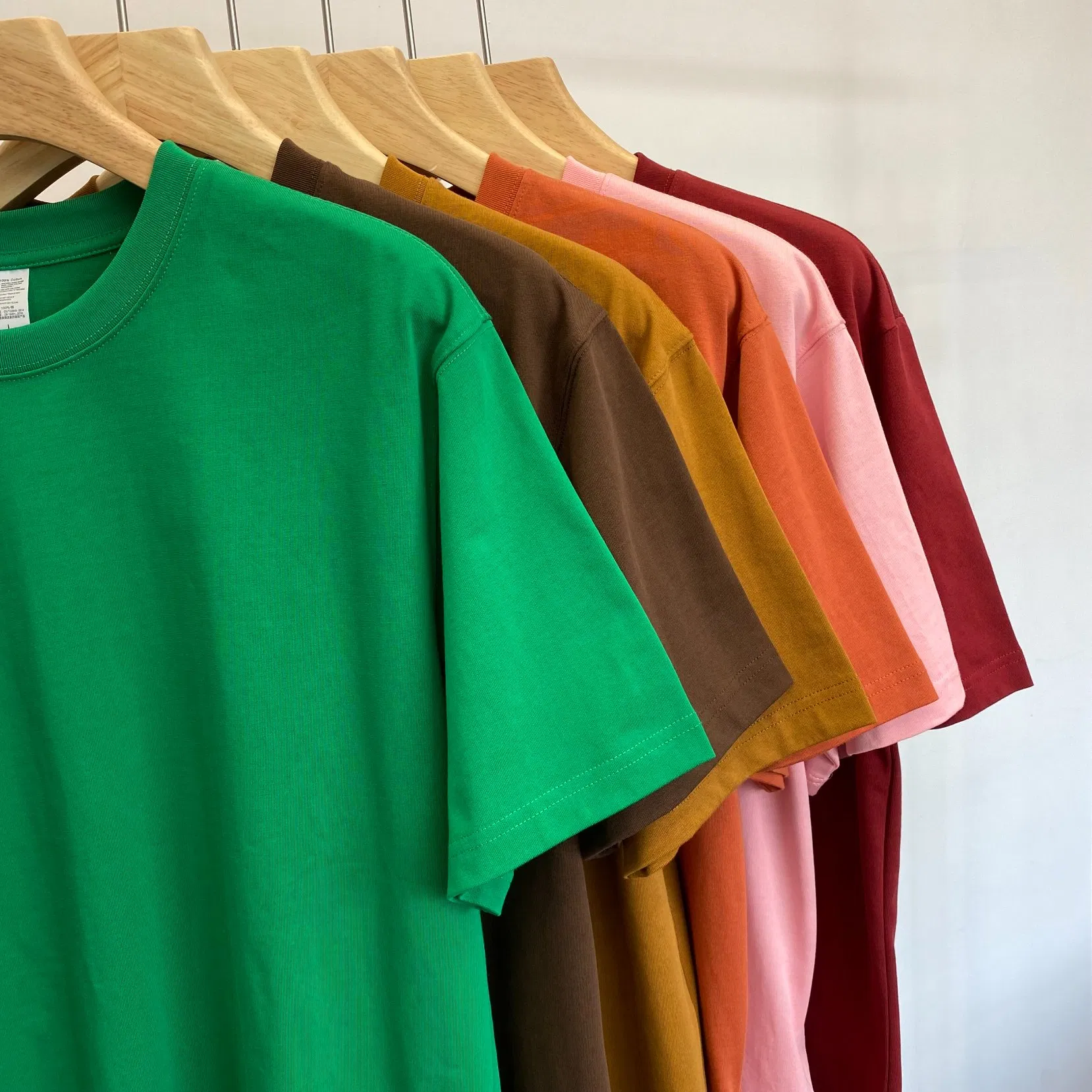 Custom T Shirt 250g Cotton Screen Print Embroidery - High Quality Shirt 4