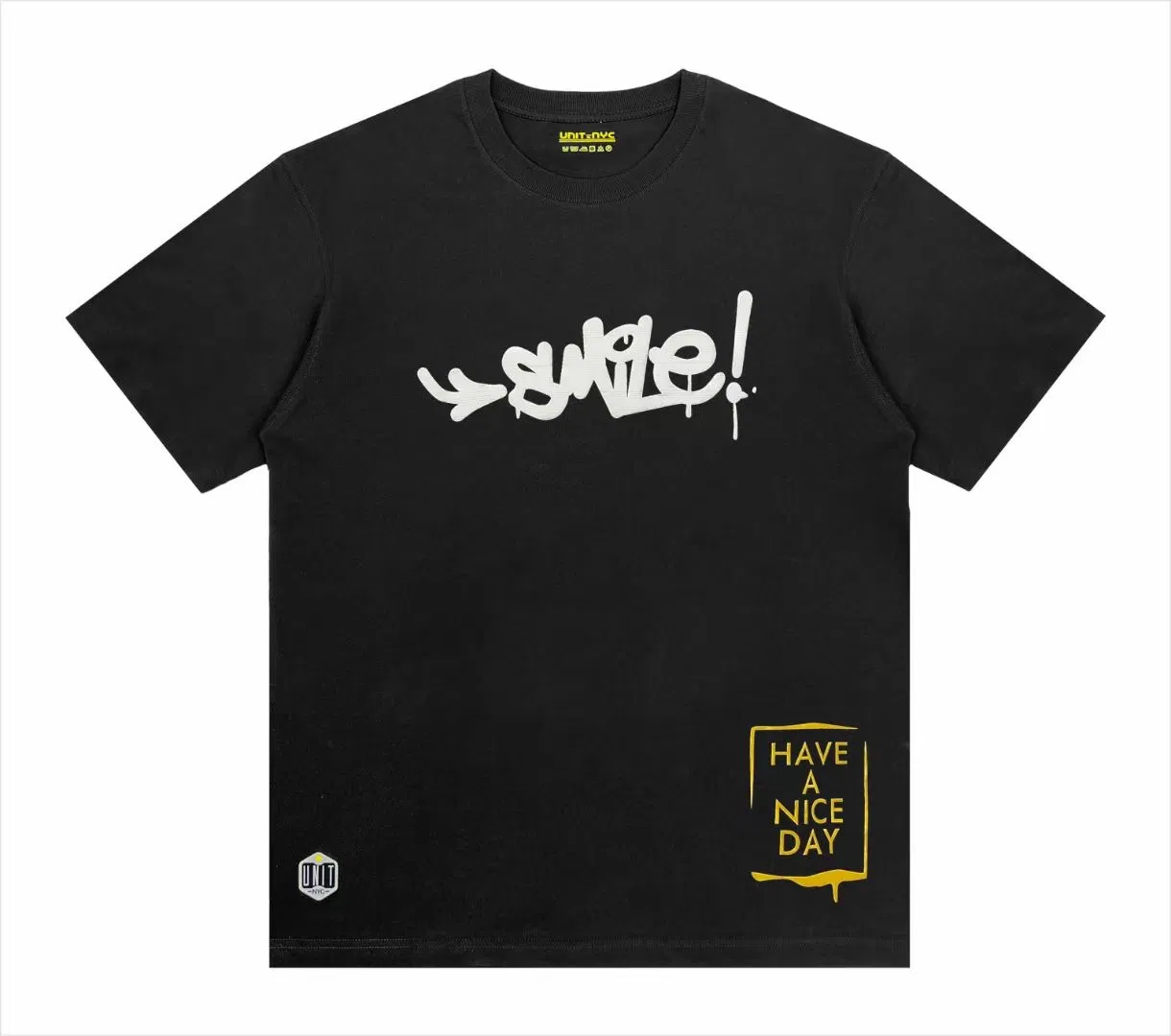 240 GSM Oversized Graphic Short-Sleeved Crew Neck Polyester T-Shirts--PTS004
