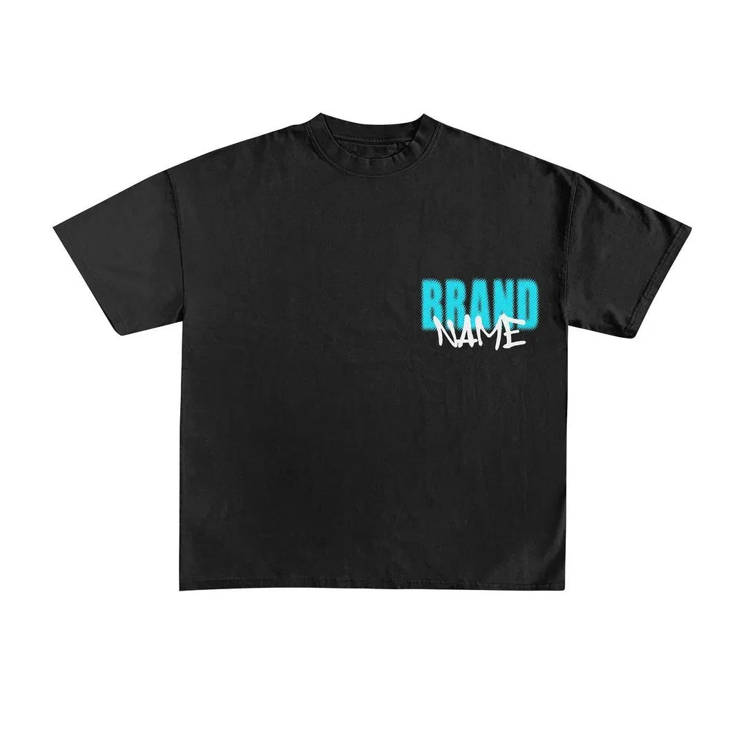 Custom Oversized 100% Cotton Blank Tee for Men - Wholesale White T Shirt 3