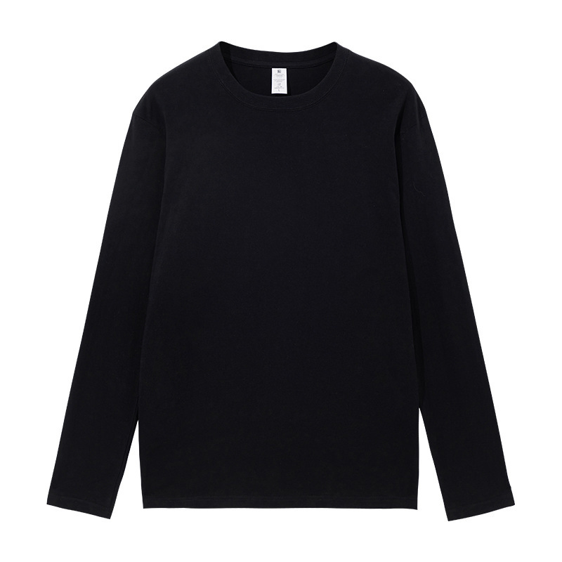 Bán sỉ áo thun nam dài tay trơn màu, 100% cotton. 3