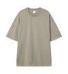 เสื้อยืดสีดำเรียบๆ สำหรับผู้ชาย ผ้าฝ้าย 300 แกรม สไตล์วินเทจ สั่งทำพิเศษ 7