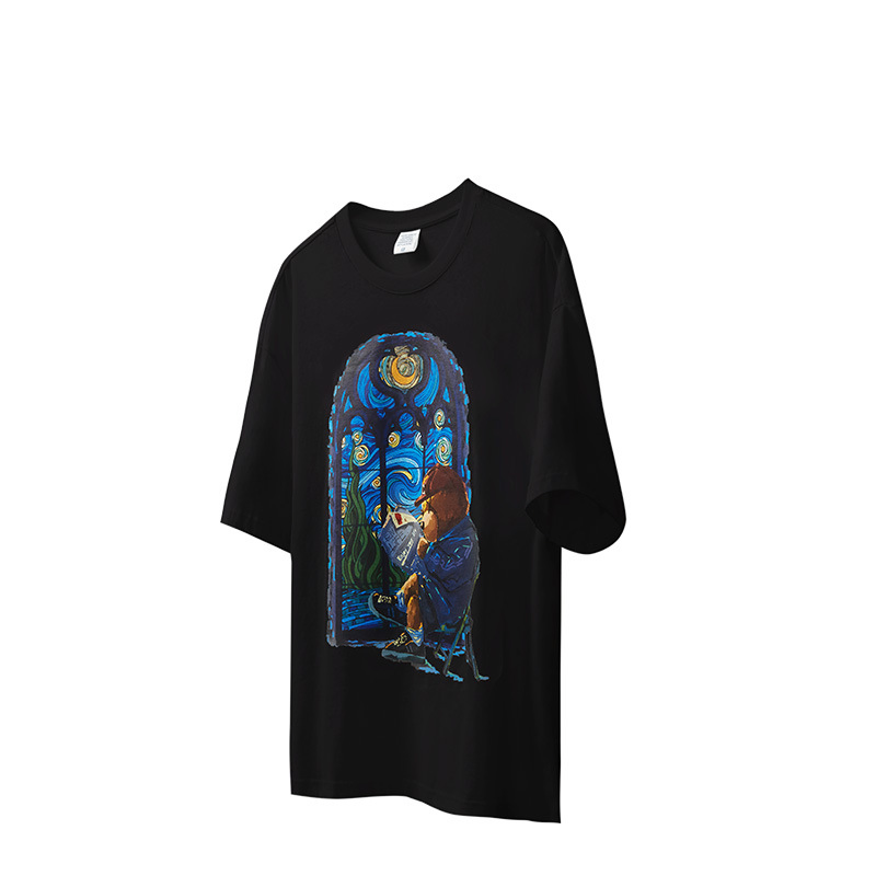 Custom Embossed Puff Print Unisex Oversize T Shirt - Cotton 180-300GSM 2