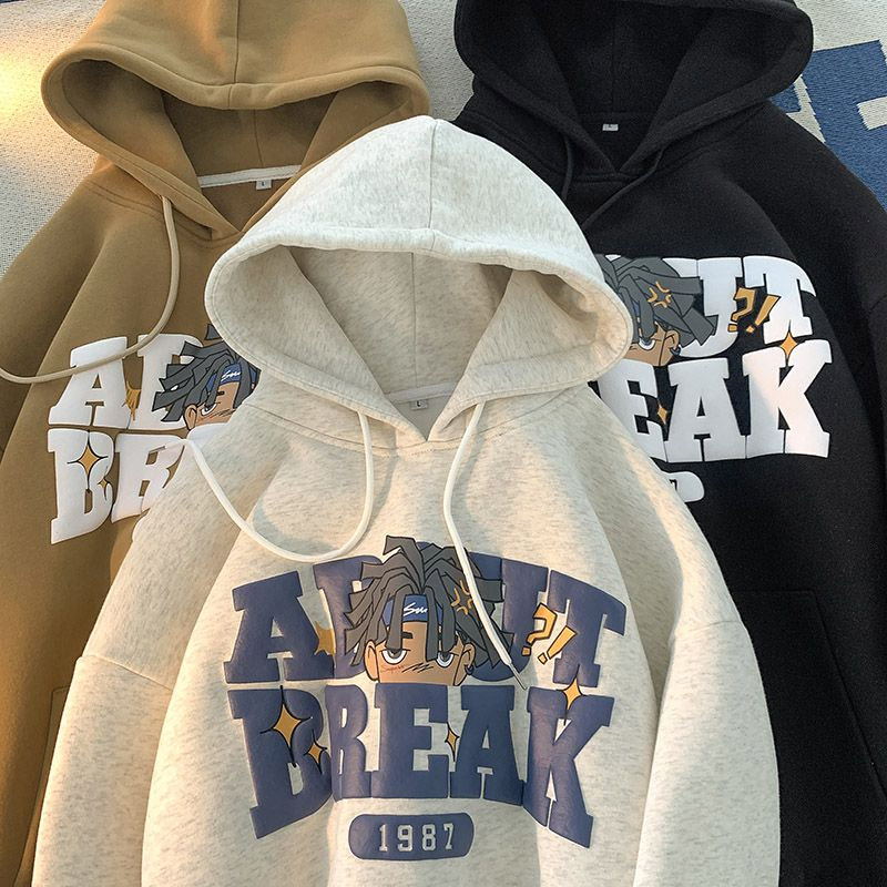 Sweat à capuche oversize pour homme, grande taille, impression 3D personnalisée avec logo - 2