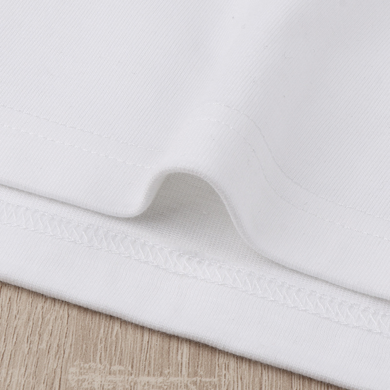 T-shirt di alta qualità con stampa serigrafica personalizzata all'ingrosso da 270 g - Abbigliamento in cotone ricamato 3