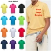 Polo unisexe en polyester et coton, personnalisable en gros avec poche couleur. 2