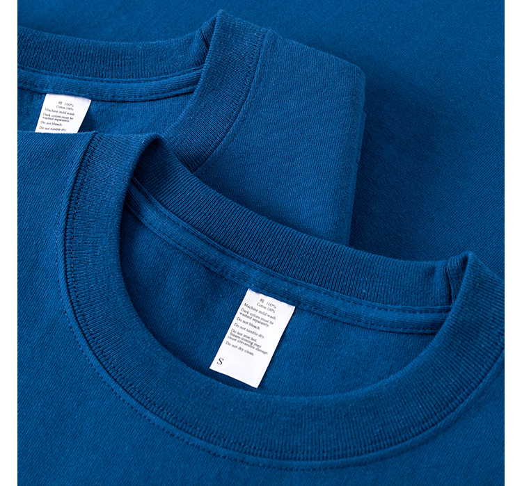 230g Heavy Cotton Men's Round Neck Short Sleeve T-Shirt - Wholesale Price 4