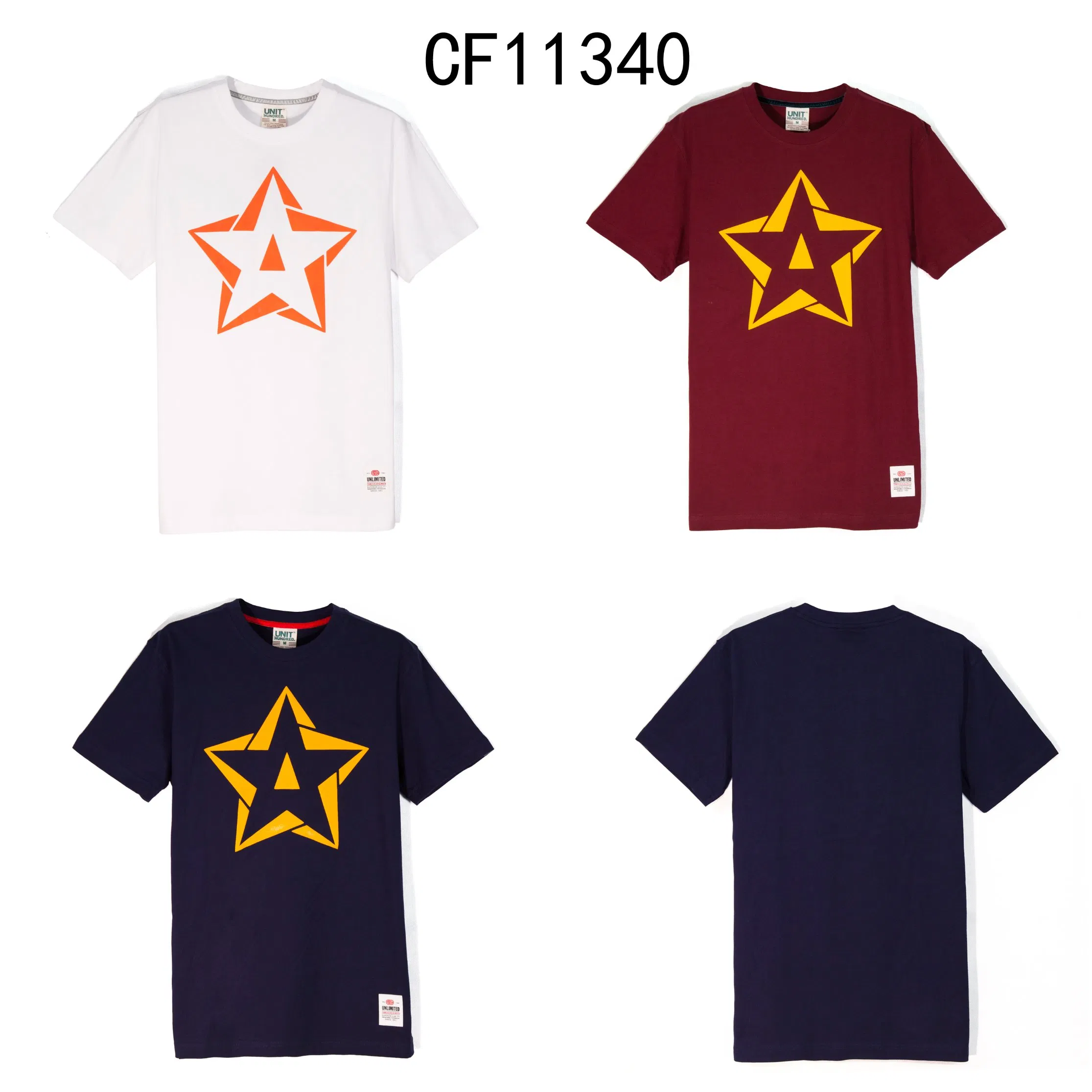 Camiseta unisex extragrande de algodón blanco para hombre, con logo personalizado para estampar 7
