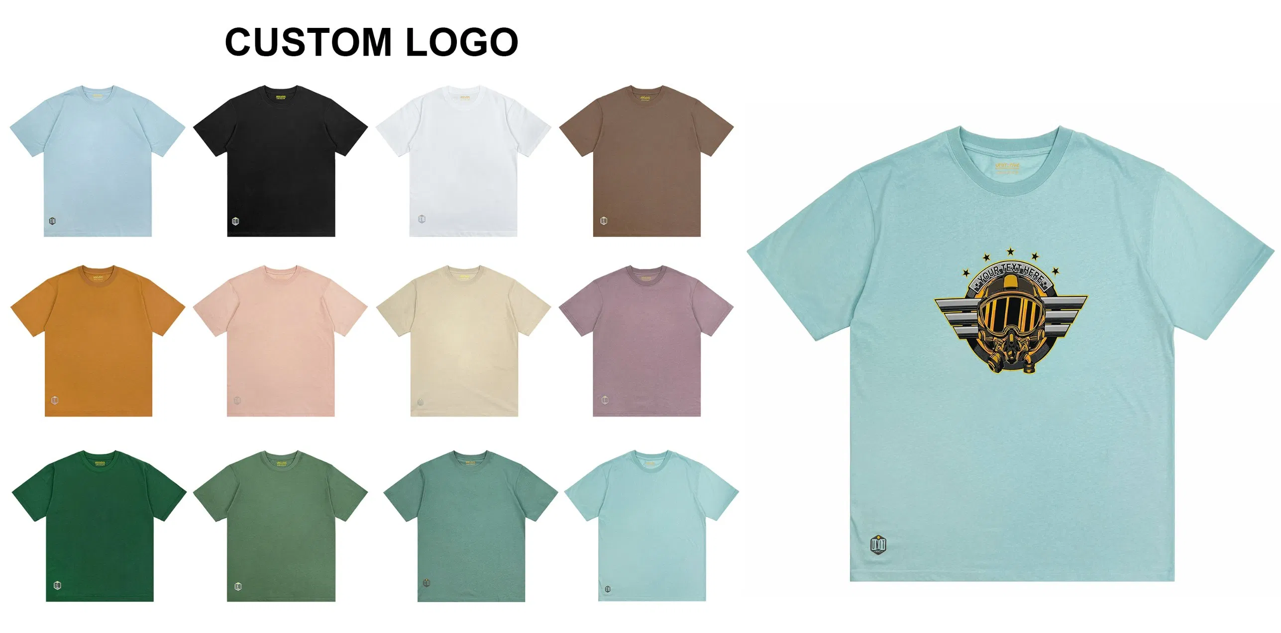 Oversized-T-Shirt für Herren aus 100 % Baumwolle in Übergröße – individuell bedruckbar per Sublimationsdruck 2