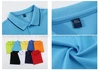 Camisa polo de algodão por atacado - Camiseta masculina com logotipo OEM impresso 2