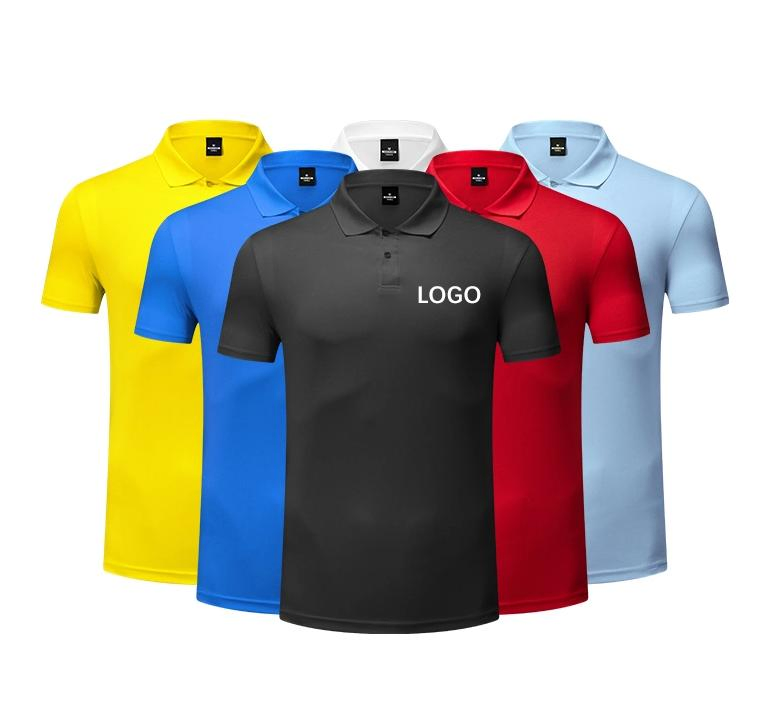 Camisa polo de golfe personalizada com logotipo colorido em algodão - Camiseta para atacado 3