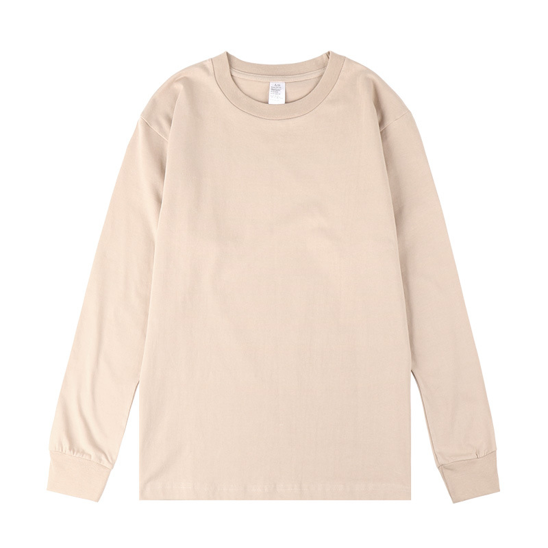 Embroidered Custom Long Sleeve Cotton Tshirt Screen Print 7
