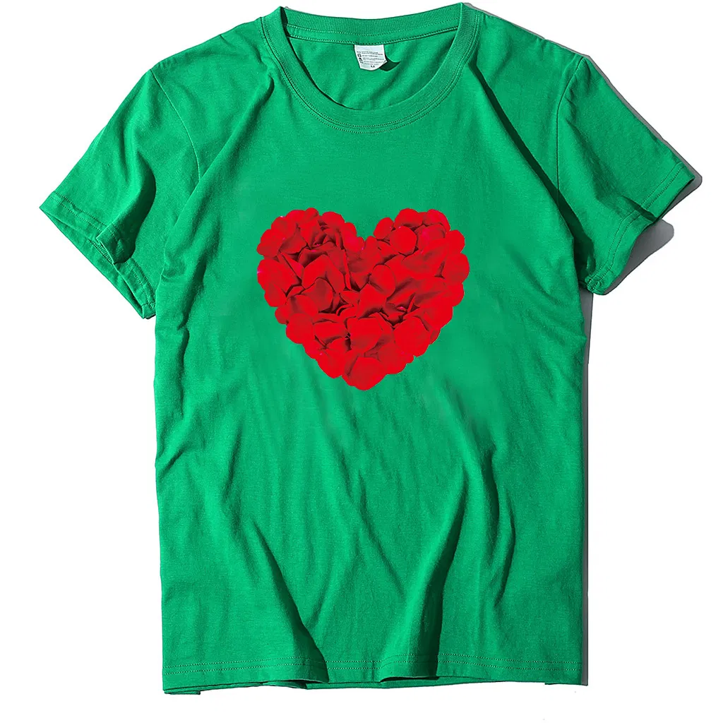 Fabricantes de camisetas personalizadas 100% algodão no atacado - Camisetas estampadas com cores de alta qualidade 6