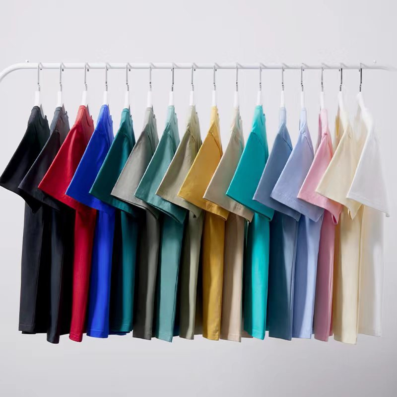 Großhandel: Übergroße Baumwoll-T-Shirts für Herren in Übergrößen, unbedruckte T-Shirts mit individuellem Logodruck 2