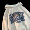 Sweat à capuche oversize pour homme, grande taille, impression 3D personnalisée avec logo - 5