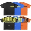Custom 250g 100% Cotton Oversized T-Shirt - Screen Printing Embroidery Foam Puff 2