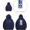Felpa con cappuccio in pile spesso da uomo - Felpa oversize personalizzata 2
