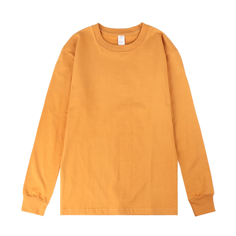 Embroidered Custom Long Sleeve Cotton Tshirt Screen Print 5