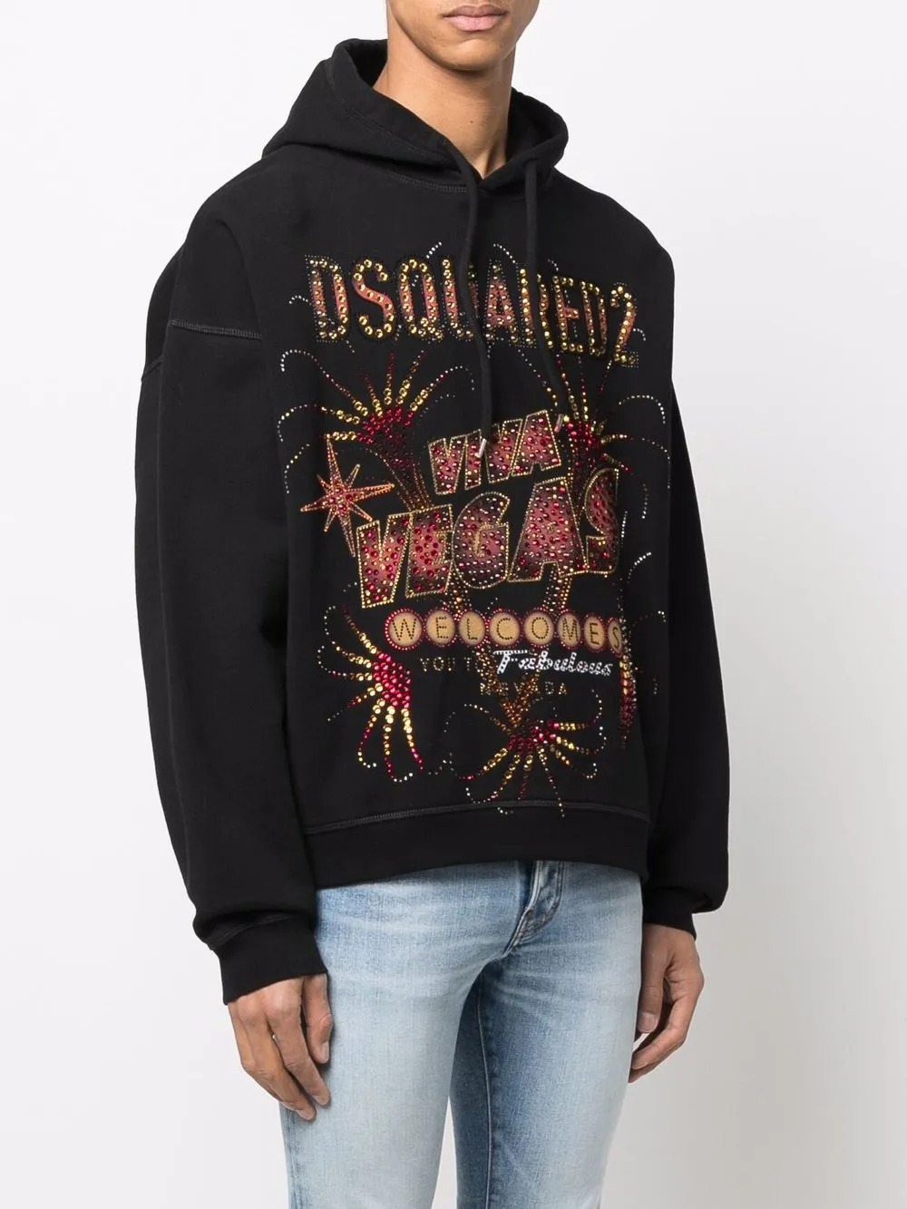 Fabricant de vêtements personnalisés, impression numérique, broderie effet vieilli, col rond, coton 385 g, style streetwear - CNSS004 4