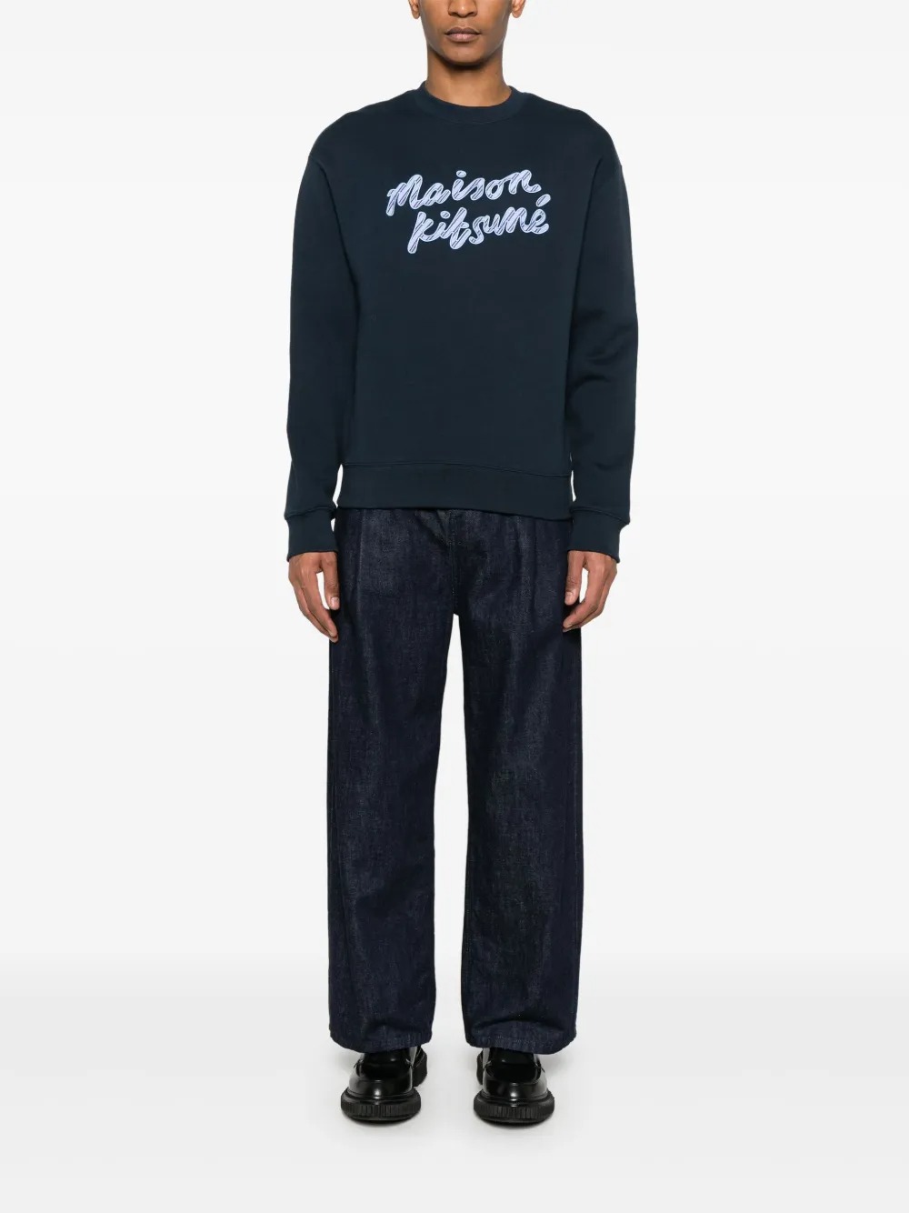 Fabricant de vêtements personnalisés, impression numérique, col rond brodé, coton 300 g, streetwear-CNSS005 5
