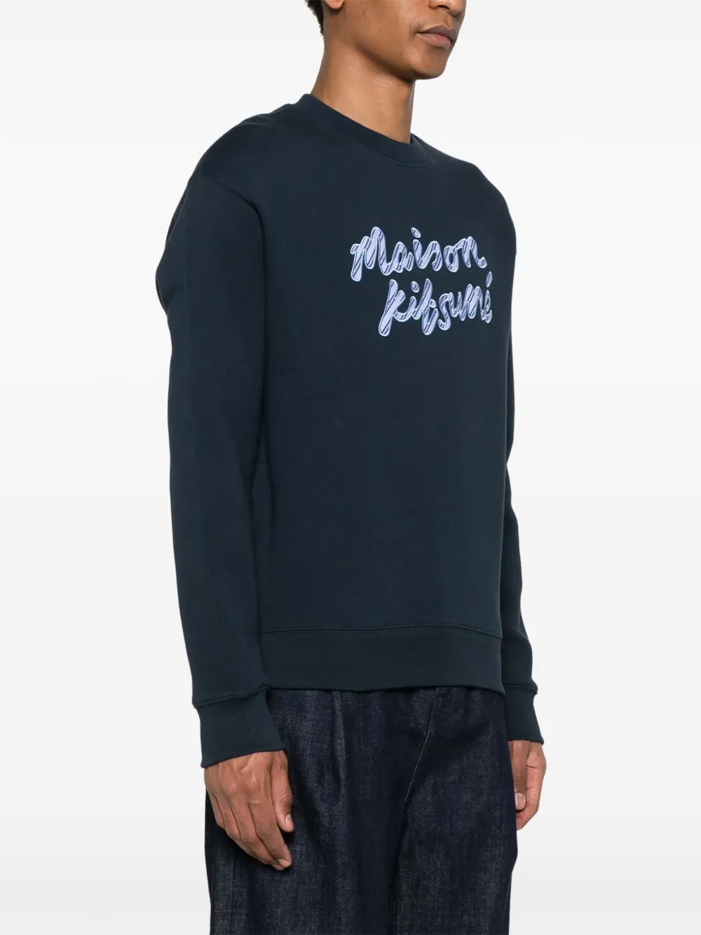 Fabricant de vêtements personnalisés, impression numérique, col rond brodé, coton 300 g, streetwear-CNSS005 4