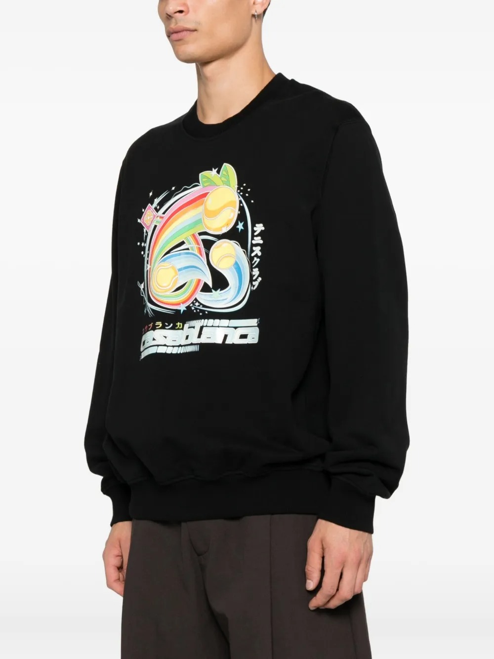 Fabricant de vêtements personnalisés, impression numérique, sweat-shirt graphique à col rond en coton 310 g, style streetwear - CNSS002 3