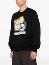 Fabricant de vêtements personnalisés, impression numérique, sweat-shirt graphique à col rond en coton 310 g, style streetwear - CNSS002 3