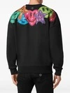 訂製服裝製造商數位印花圖案圓領衫 320克純棉街頭服飾-CNSS006 4