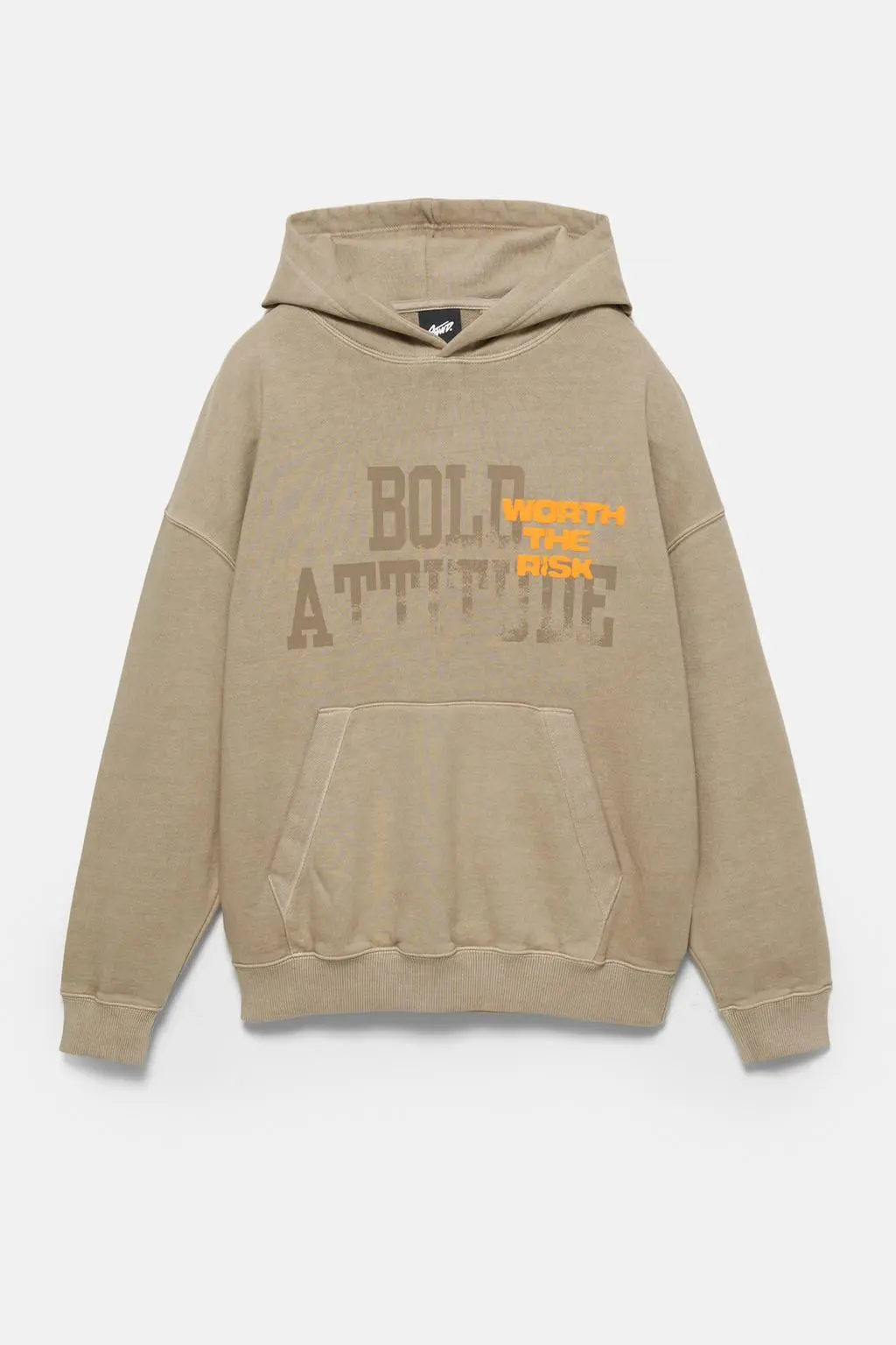 Sweat à capuche en coton mélangé 370 g avec poche, impression numérique personnalisée. 1