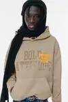 Sweat à capuche en coton mélangé 370 g avec poche, impression numérique personnalisée. 2