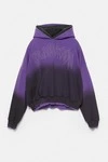Özel Giyim Üreticisi Dijital Baskılı Grafik Asit Yıkamalı Eskitilmiş 380g Pamuklu Cepli Kapüşonlu Sweatshirt 1