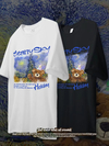 T-shirts en coton biologique à manches courtes et col rond, coupe classique, imprimé graphique, 250 g/m² 6